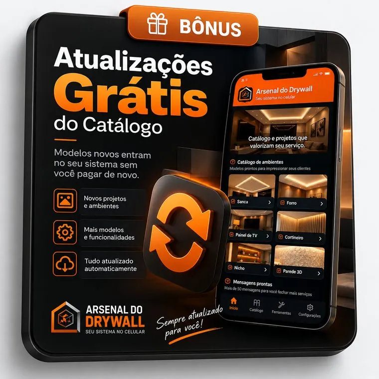 Bônus: Atualizações Grátis do Catálogo
